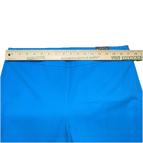 Talbots Bright Blue Ankle Pants - Picture 9 of 12